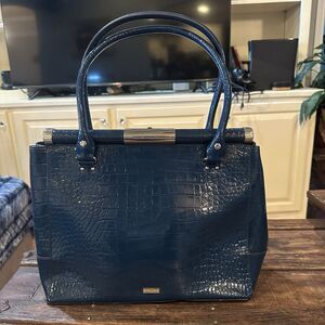 Kate Spade Women’s Handbag Knightsbridge Constance Leather Satchel Petroblue NEW